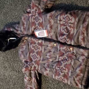 Womens Pendleton coat. Reversible.
